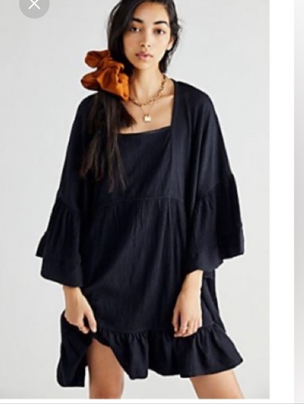 NWT Free People Beach El Mar Mini Dress Large Very Oversized Coastal